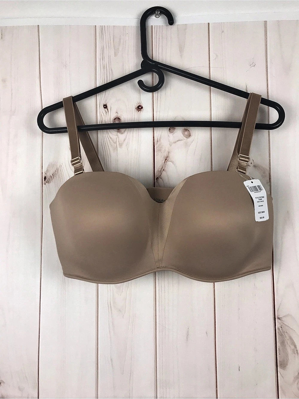 Soma Stunning Starlet Strapless Bra in Brown 38DD NWT